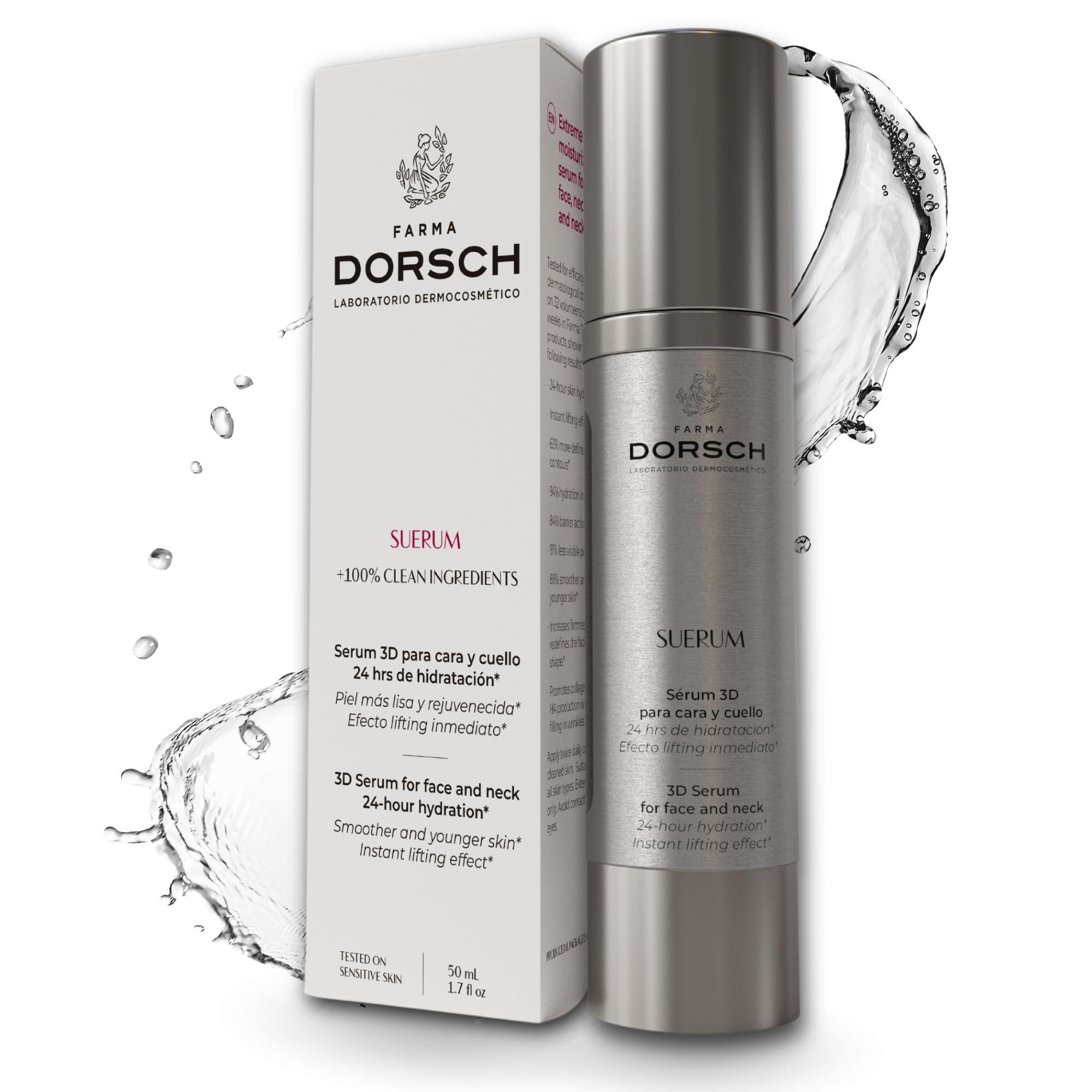 Farma Dorsch 3d Serum For Face And Neck 24 Hour Hydration Instant Lifting Effect With Hyaluronic Acid