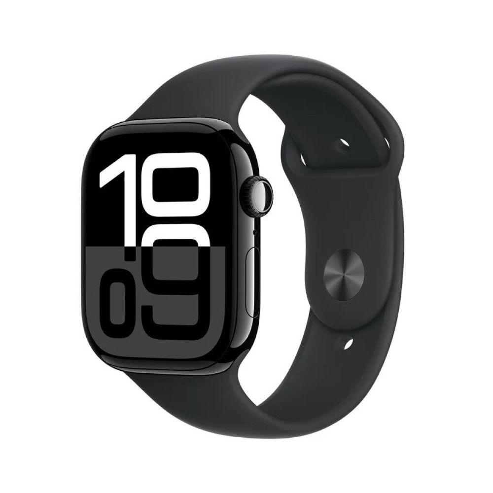 Apple Watch Series 10 Gps 42Mm Jet Black Aluminium Case With Black Sport Band - M/L-Mwwf3Qa/A