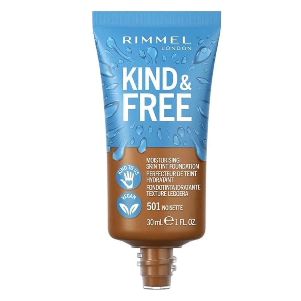 Rimmel London Kind & Free Moisturising Skin Tint Foundation 501 Noisette 30 Ml