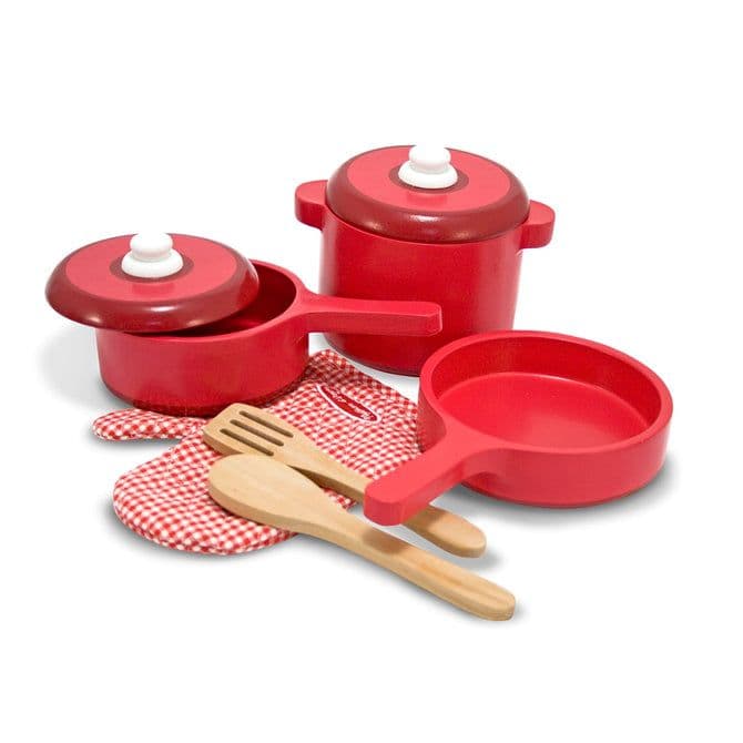 Melissa & Doug Wooden Kitchen Accessory Set