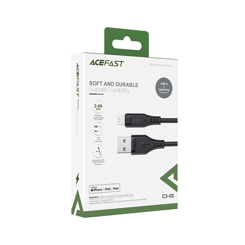 Acefast C3-02 Usb-A To Lightning Charging Data Cable 1.2M