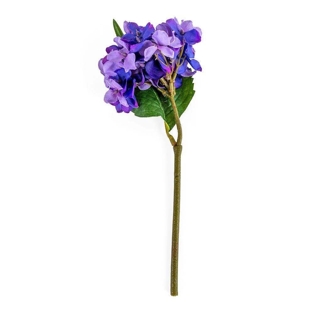 Hydrangea Artificial Flower, Purple & Lavender - 24 Cm