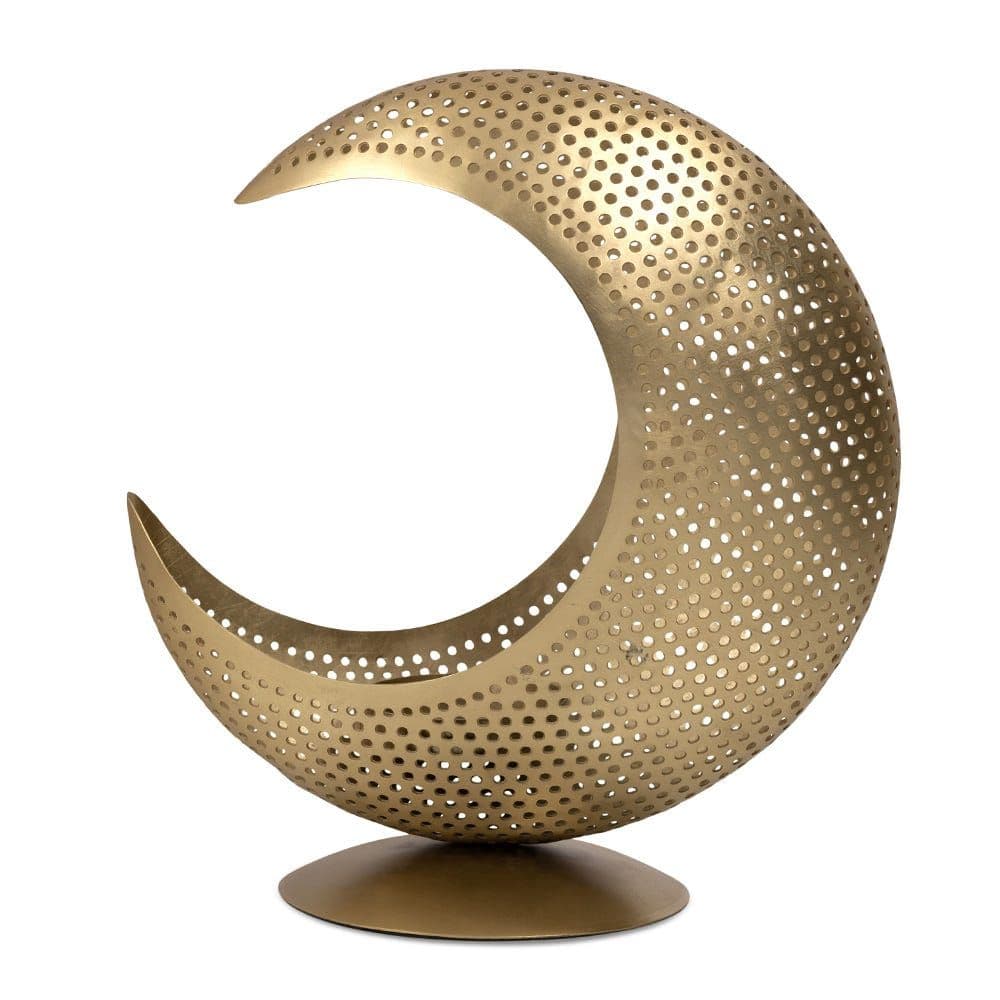 Asma Candle Holder, Gold - 23.5X25 Cm