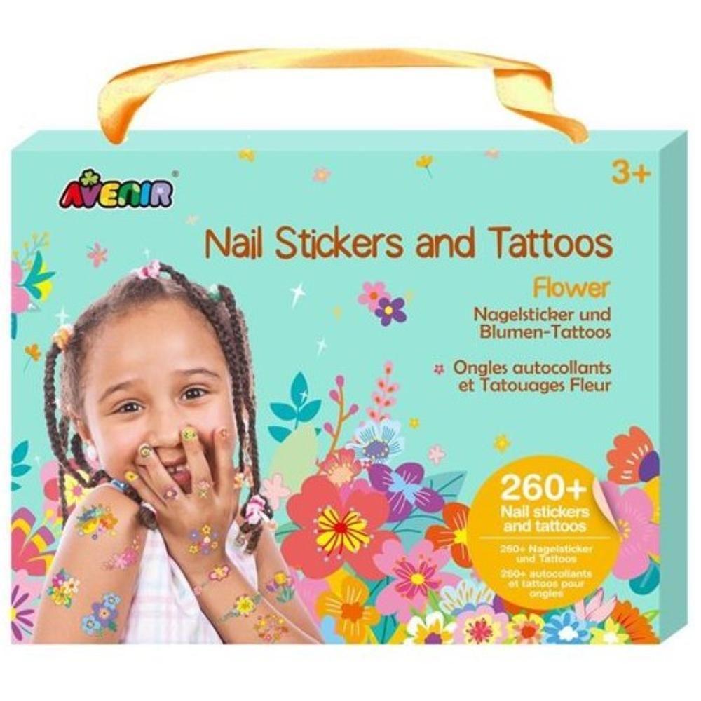 Nail Sticker and Tattoos - Flower