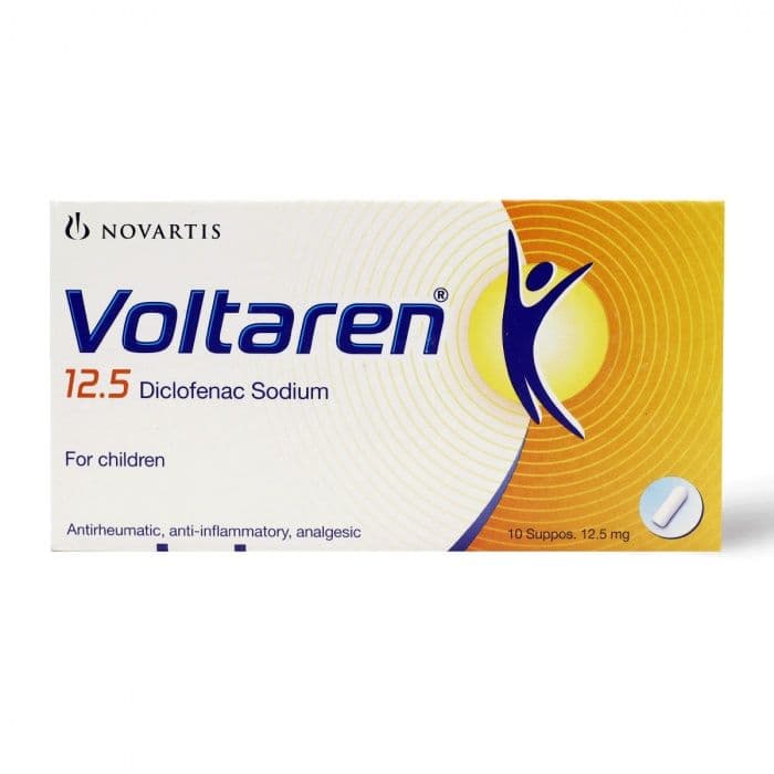 Voltaren 12.5Mg Supp 10