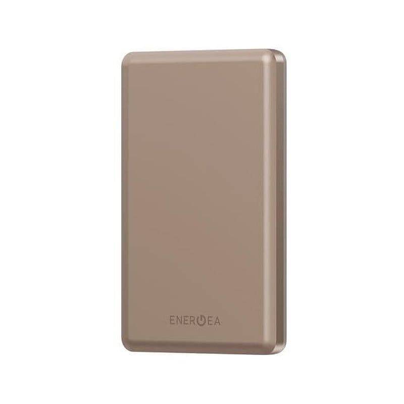 Energea Alupac Mini, 5000Mah Mini Aluminium Magsafe Compatible Power Bank - Gold