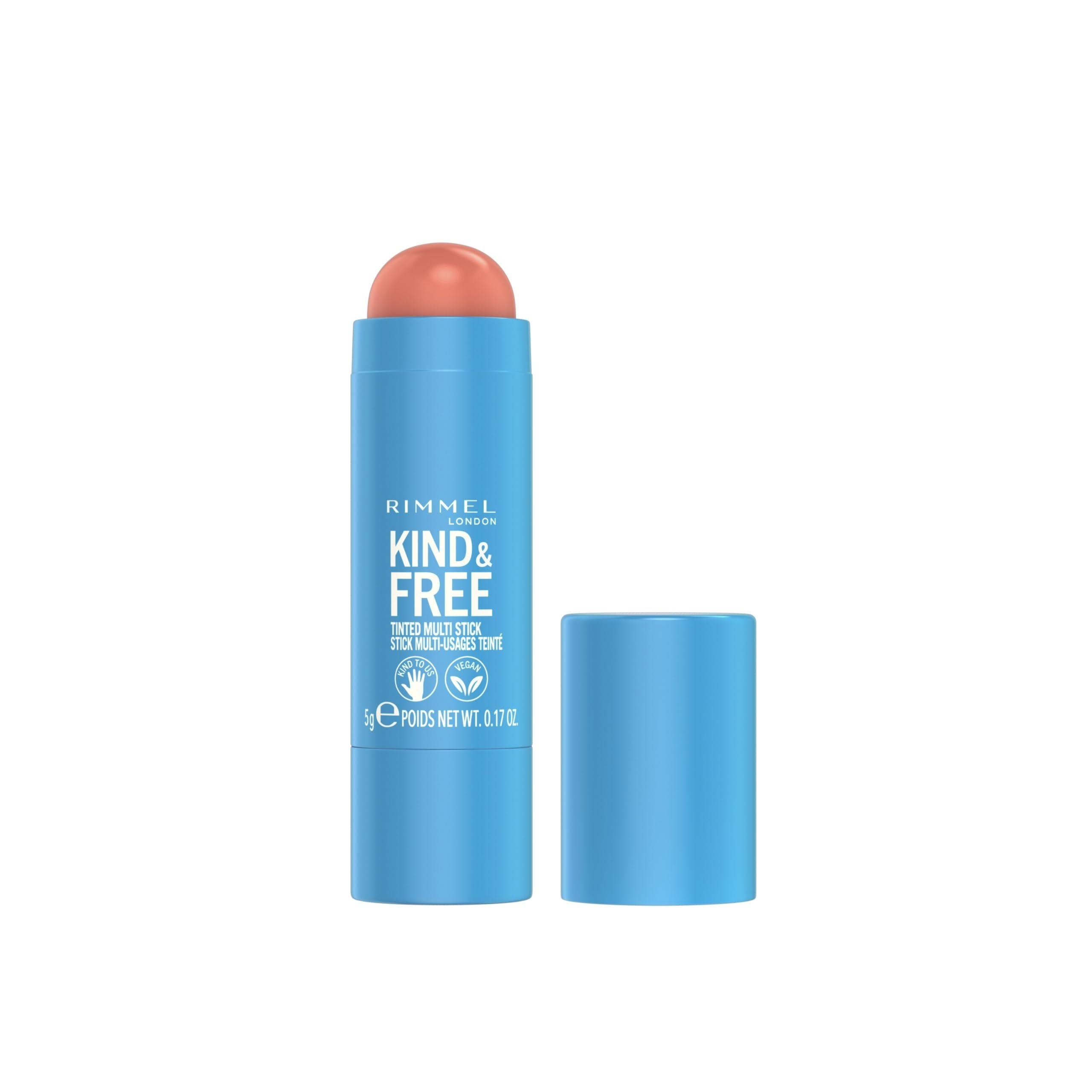 Rimmel London Kind & Free Tinted Multi Stick 002 Peachy Cheeks (Soft Peach) 5 Gm