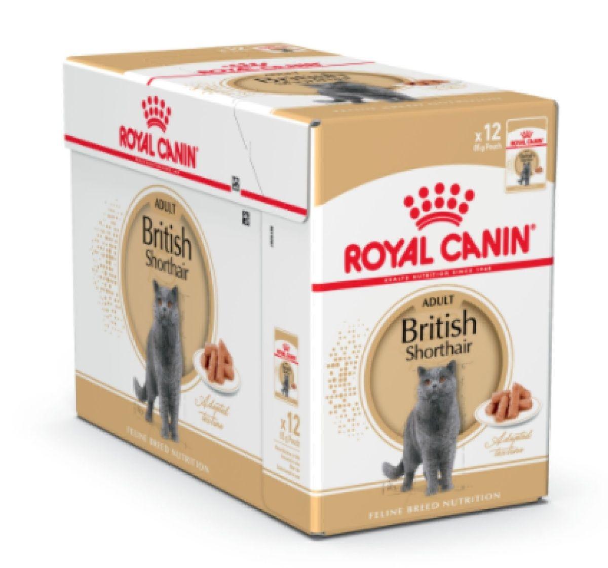 Royal Canin British Shorthair (WET FOOD - Pouches) 12 x 85g