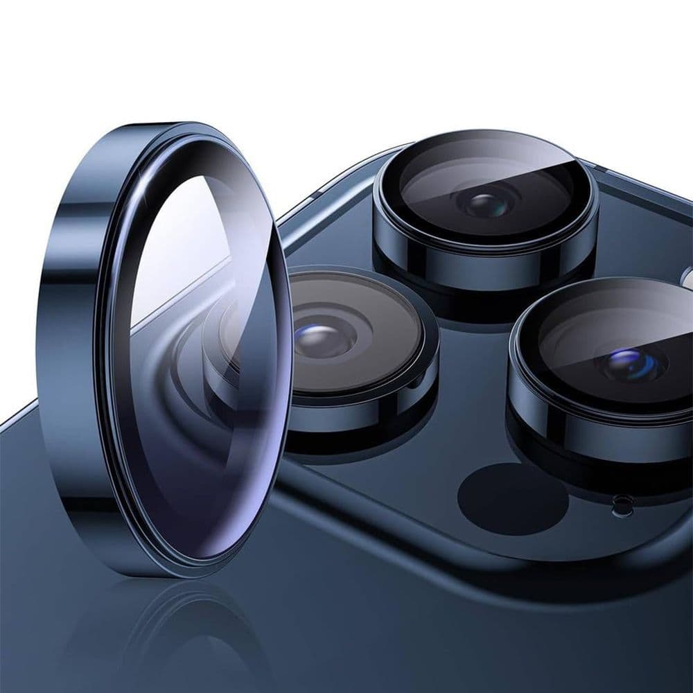 Xyklon Crystal Clear Camera Lens Iphone 15 Pro /15 Pro Max Dark Blue