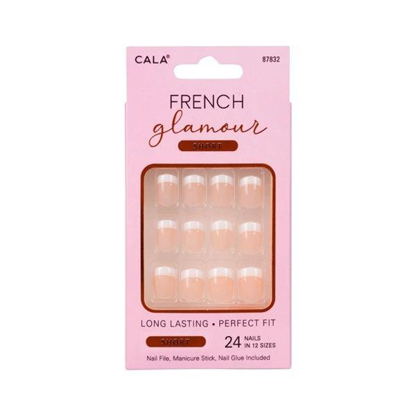 Cala French Glamour Nail Kit Short 24'S