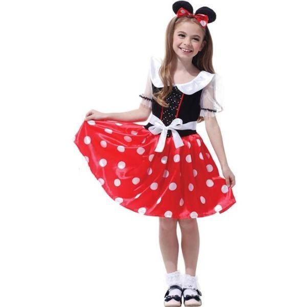 Kl - Minnies Mouse Red Dress (110Cm)