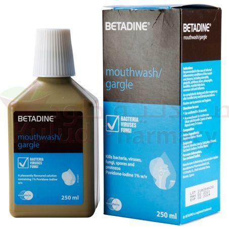 Betadine Mouth Wash Gargle 250 Ml