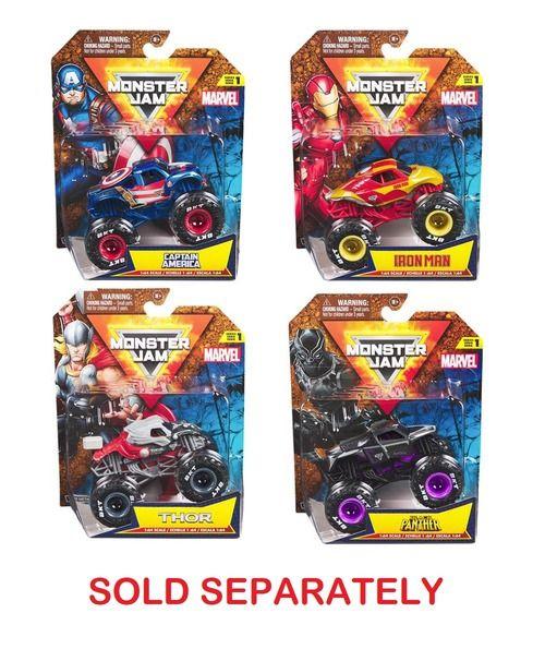 Spin Master Monster Jam Marvel Vehicles 1:64 1-Pack