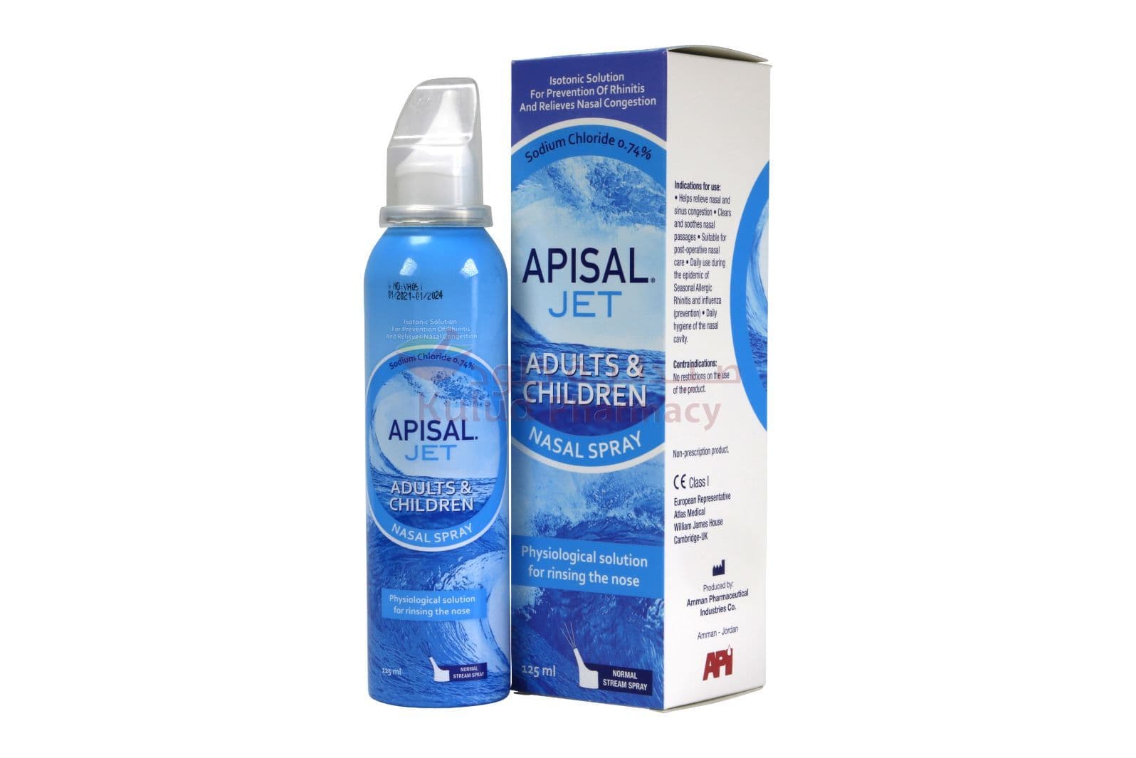 Apisal Jet Adult And Children Nasal Spray  125 ML