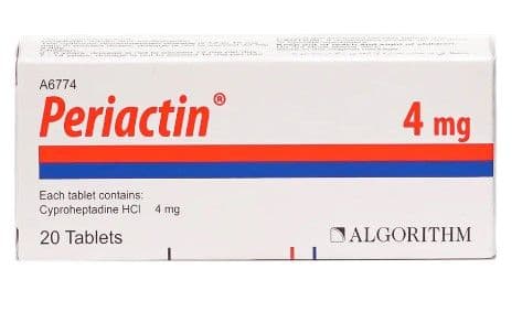 Periactin 4 Mg 20 Tablets