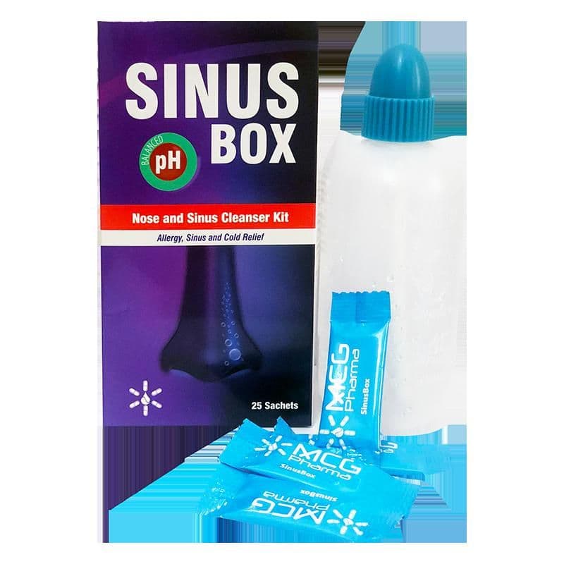 Sinus Box Nose & Sinus Cleanser Kit Sachets 25'S