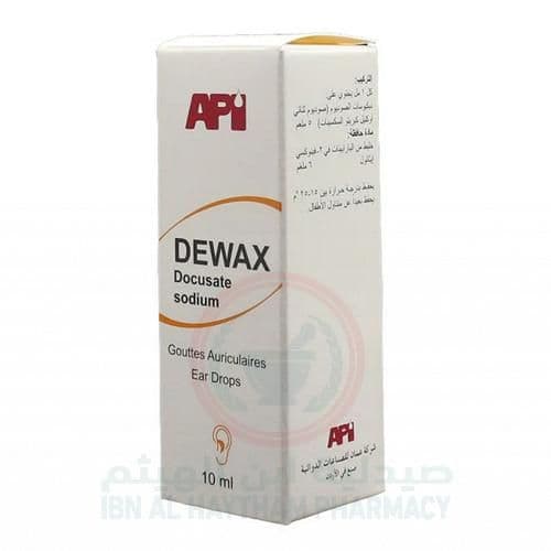 Dewax 0.5% Ear Drops 10Ml