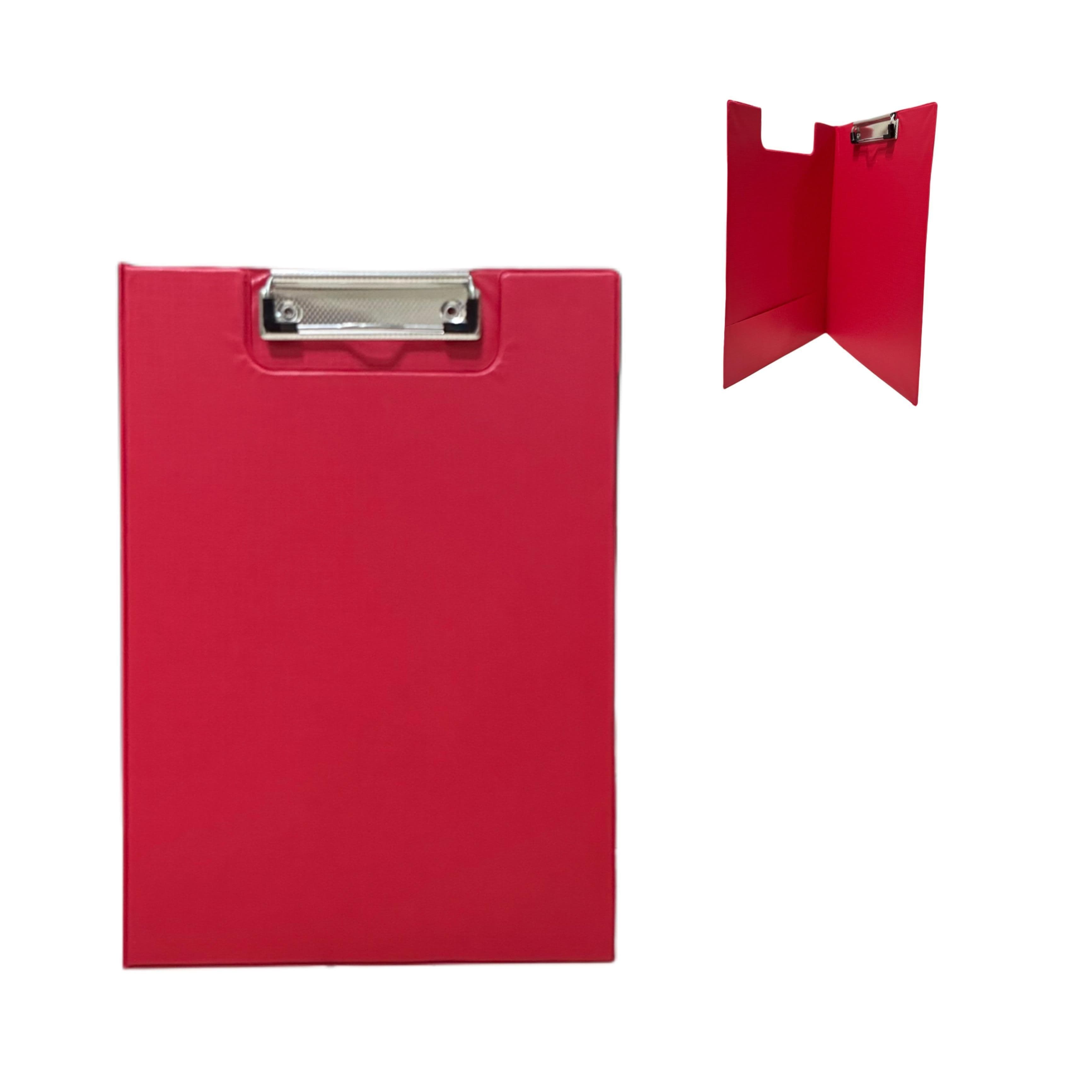 Clipboard With Cover A4 Red