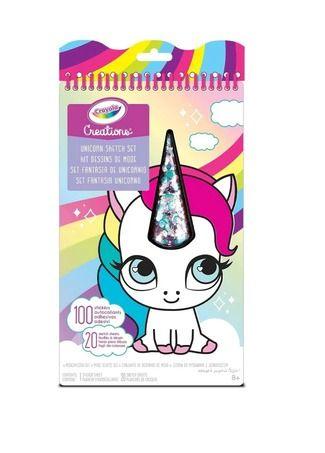 Crayola Creations Unicorn Sketch Set