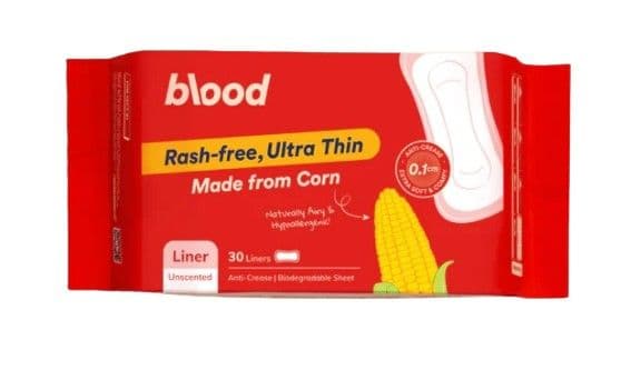 Blood Rash Free Ultra Thin 0.01Cm Unscented Liner 30'S