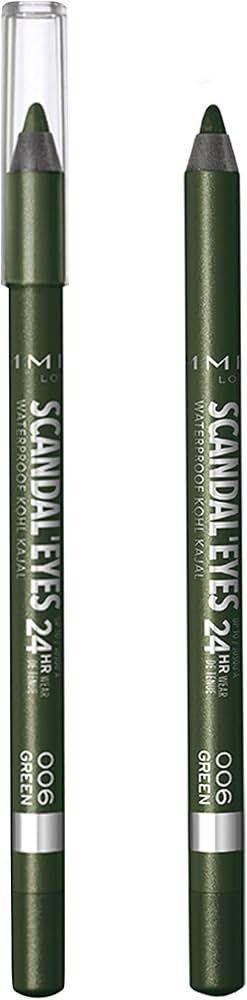 Rimmel London Scandal Eyes Waterproof Kohl Kajal Eyeliner 006 Green