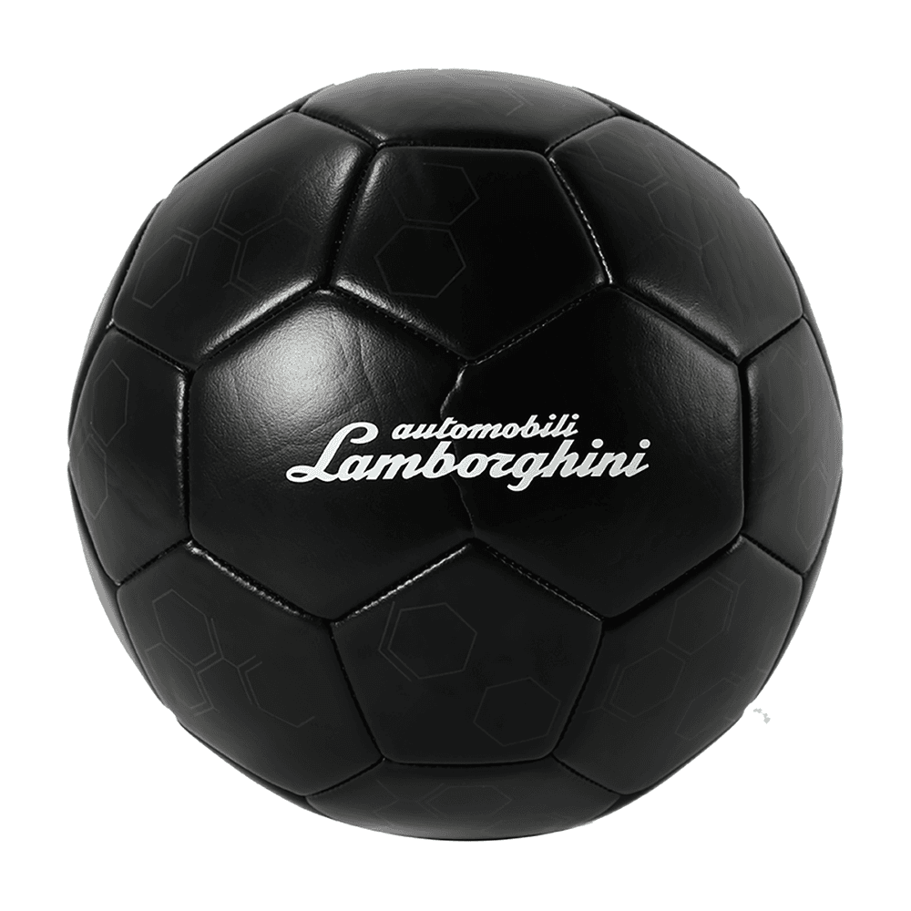 Lamborghini No. 2 Pvc Soccer Ball (Size 2, Black)