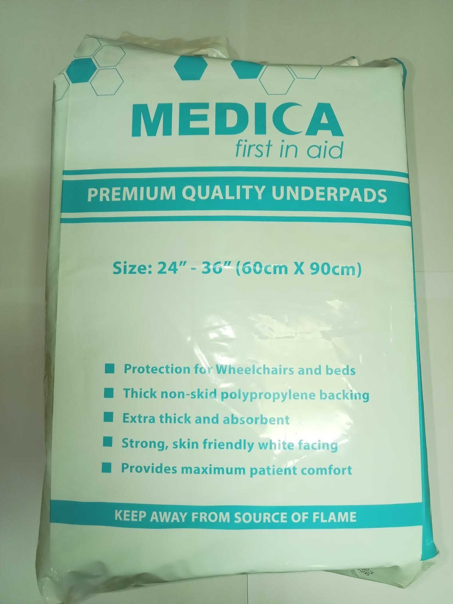 Medica Underpads (24"-36") 60cm X 90 cm 15'S