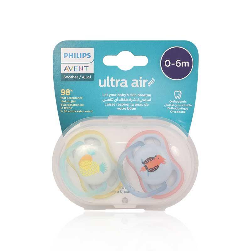 Avent Ultra Air Animals Soother 0-6M 2'S