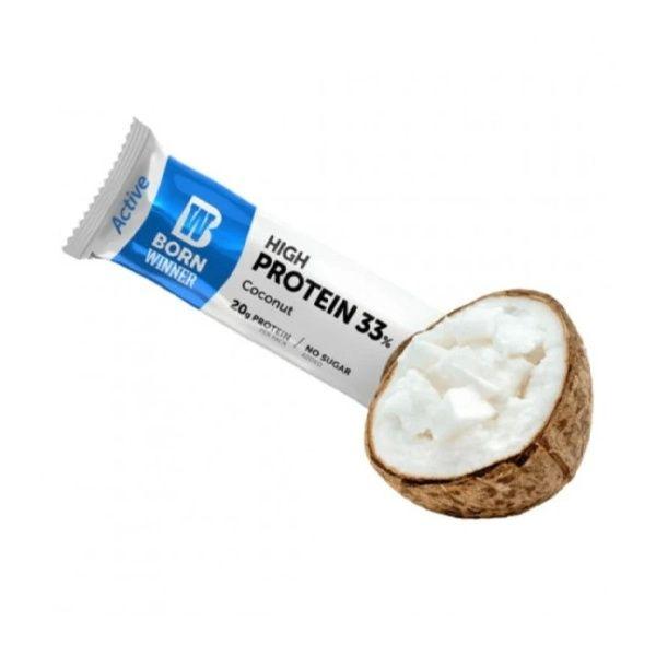 Born Winner Active Protein Bar Coconut Flavour 30Gm