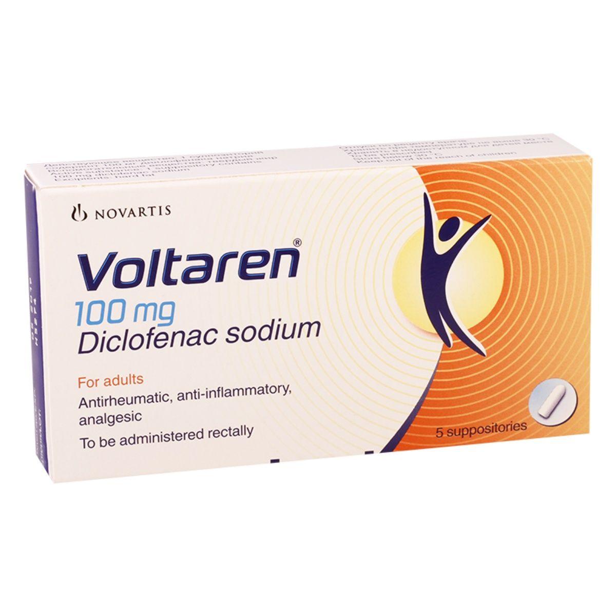 Voltaren 100Mg Supp 5S