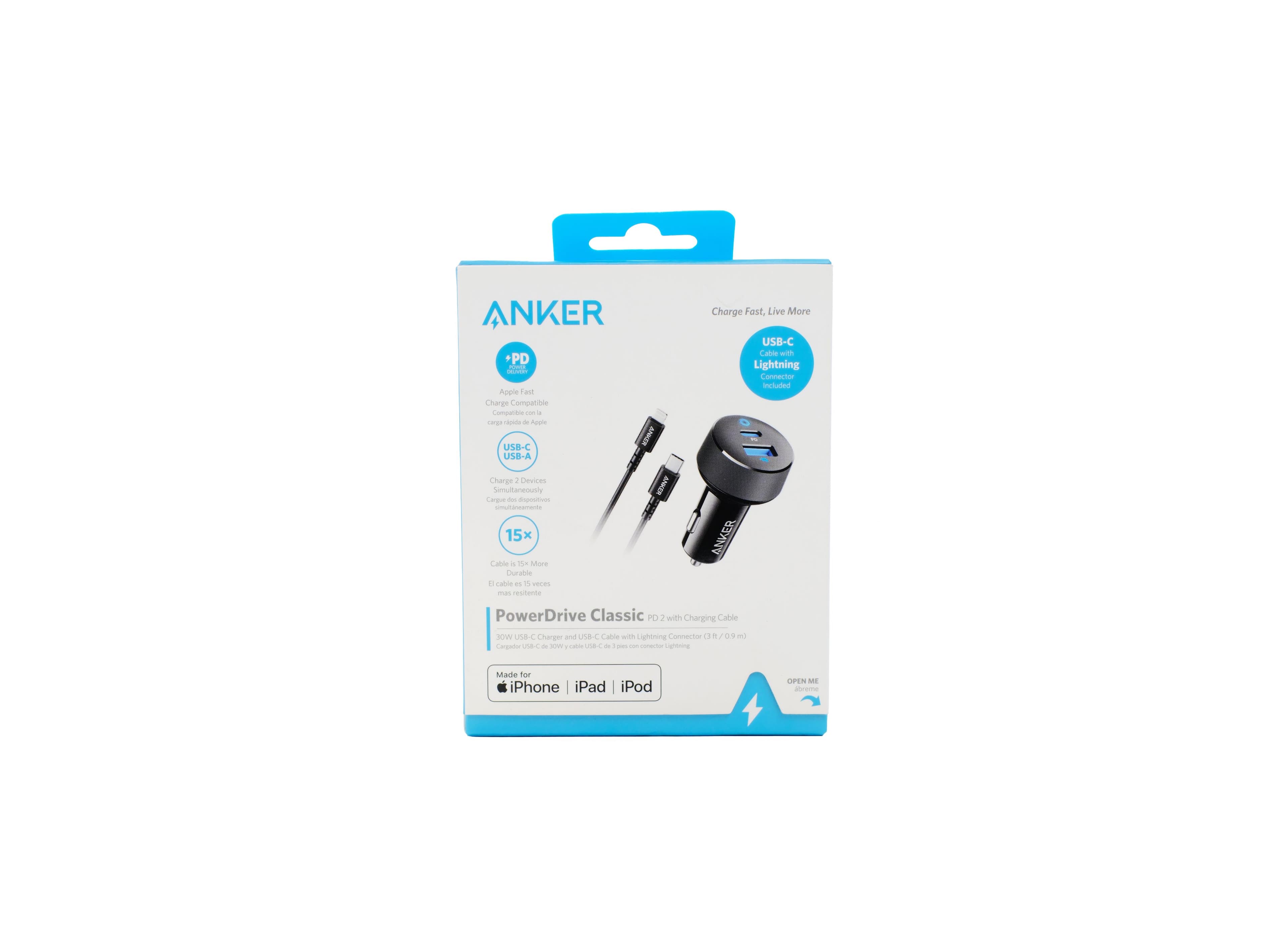 Anker Powerdrive Classic Pd 2 With Charging Cable