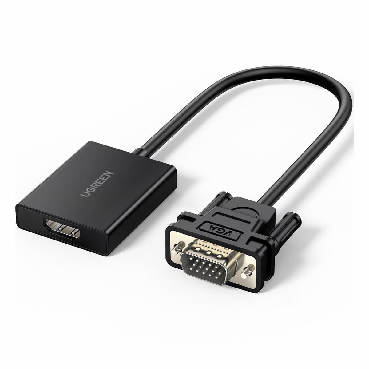 محول يو جرين VGA إلى HDMI مع صوت No.16331