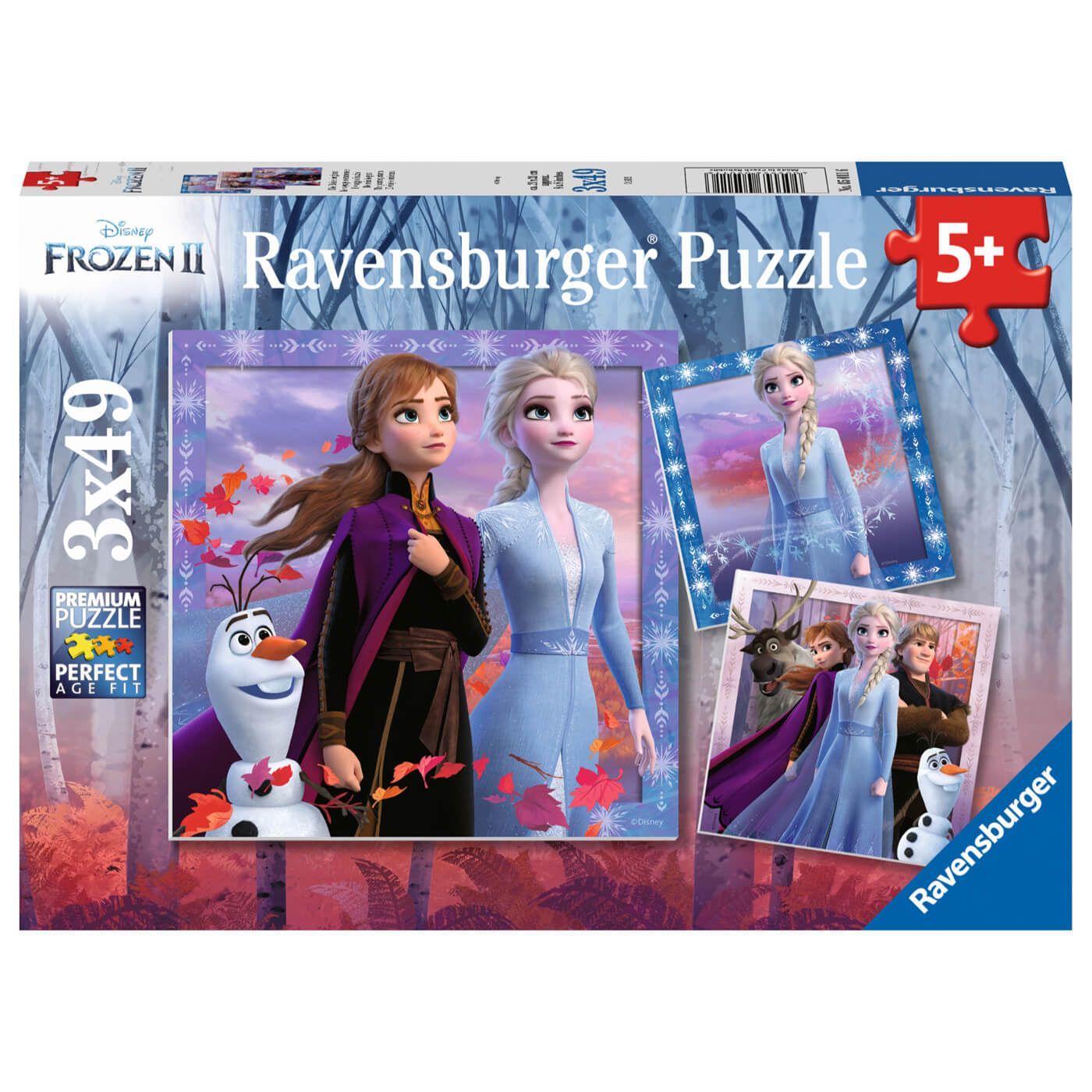 Ravensburger Disney Frozen 2 The Journey Starts Puzzles (3 Pack, 49 Pieces)