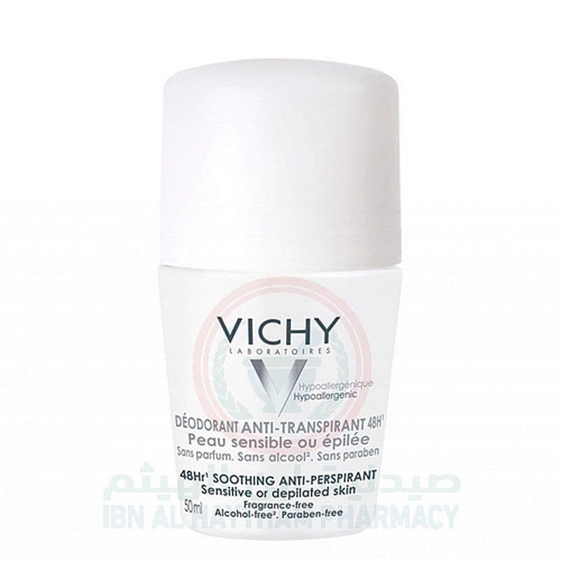 Vichy 48 Hours Anti Perspirant Deodorant For Sensitive Skin 50Ml