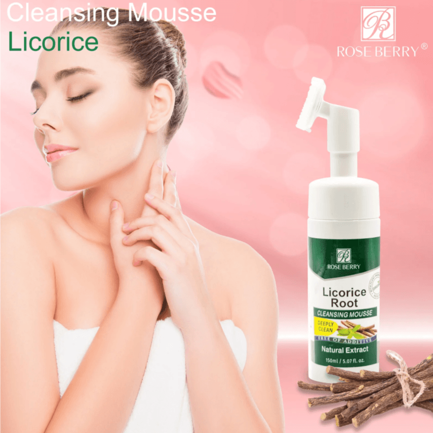 Rose Berry Licorice Root Cleansing Mousse – 150Ml