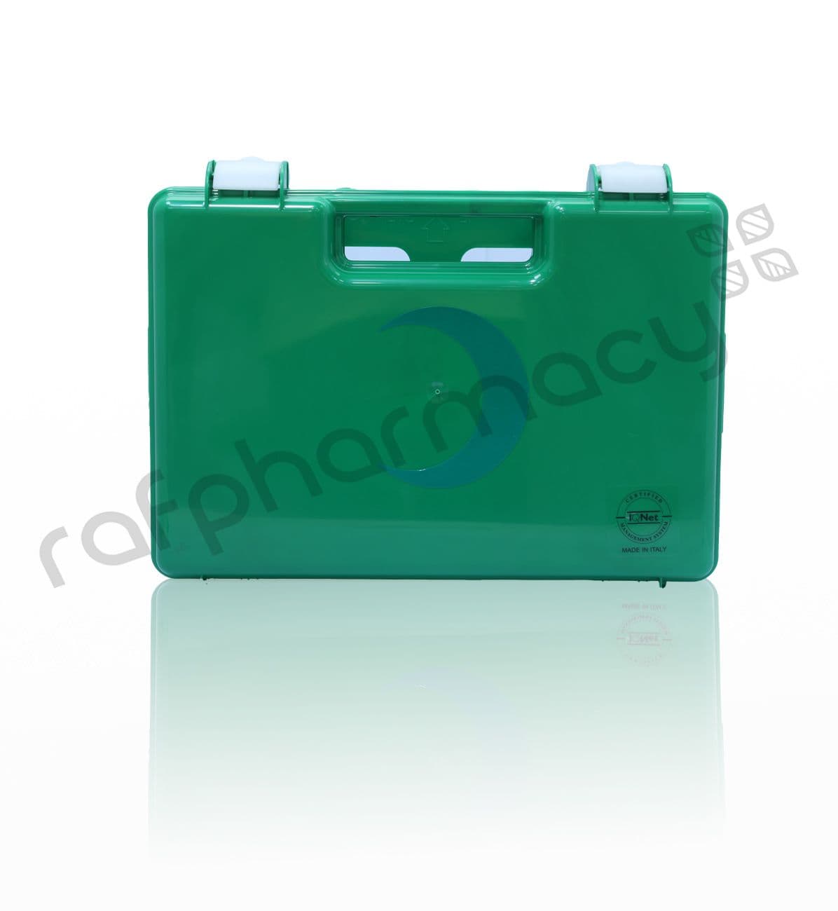 P-Pu First Aid Box 25 P W/Items Green (800074, 31 x 21 x 8.5) (#16639)