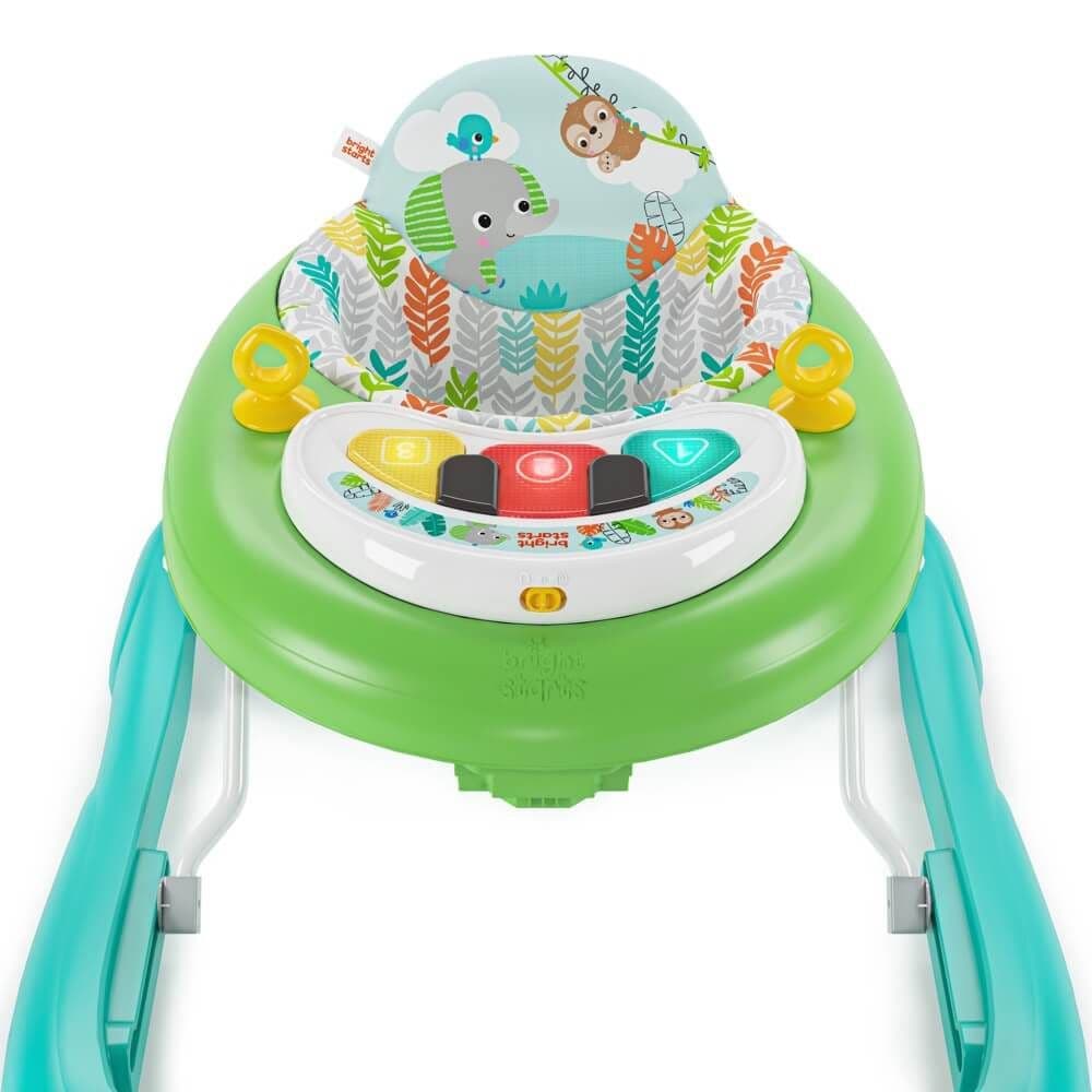 Bright Starts Tiny Trek Jungle Vines 2-In-1 Baby Activity Walker