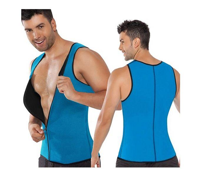 Taqdeer 908-6 Neoprene Body Shaper Zip Up Ultra Sweat Double Face Fitness Sport Bodysuit - Extra Large