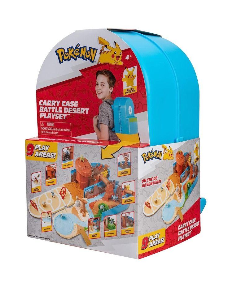 Pokemon Cary Case Battle Desert Playset