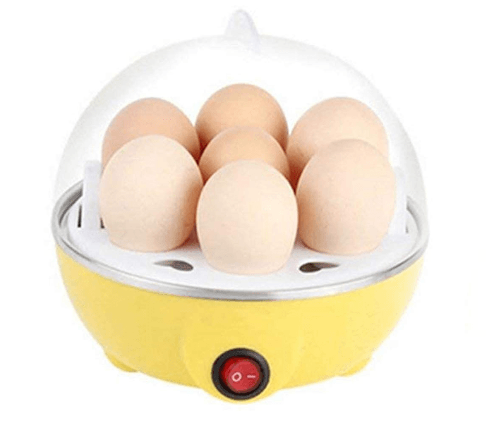 Generic Electric 7 Egg Poucher With Tray - Yellow