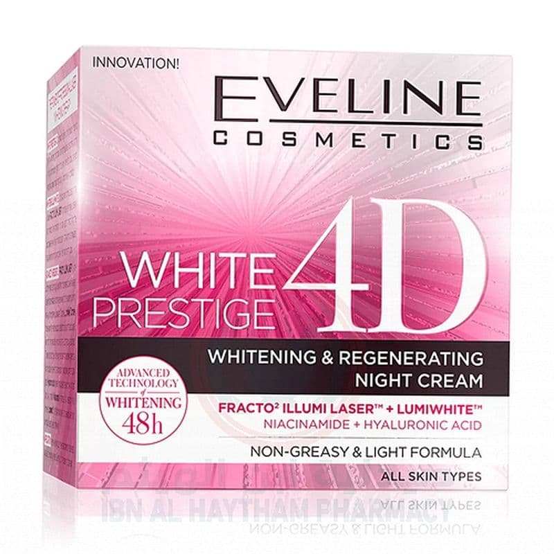 Eveline White Prestige 4D Night Cream 50Ml