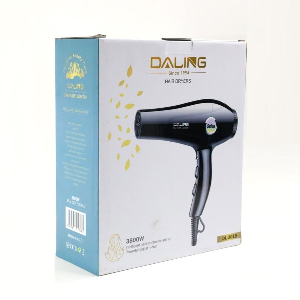 مجفف شعر دالينج 3800 واط بتحكم ذكي بالحرارة DL-3018 No.16252