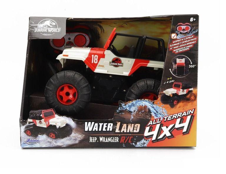 Jada Toys Jurassic Park Rc Sea And Land Jeep 1:16