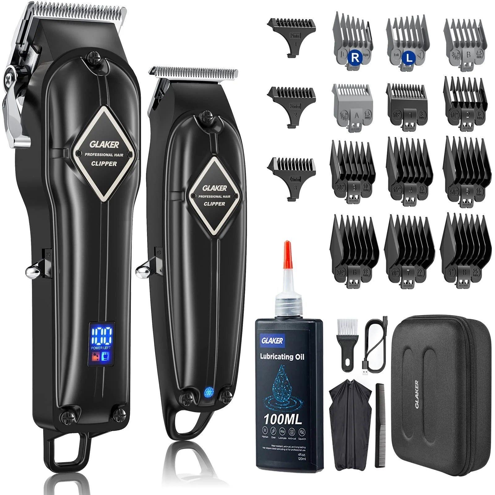 Glacker 2 Shaving Kit Hair And Beard Trimmer With Multiple Heads