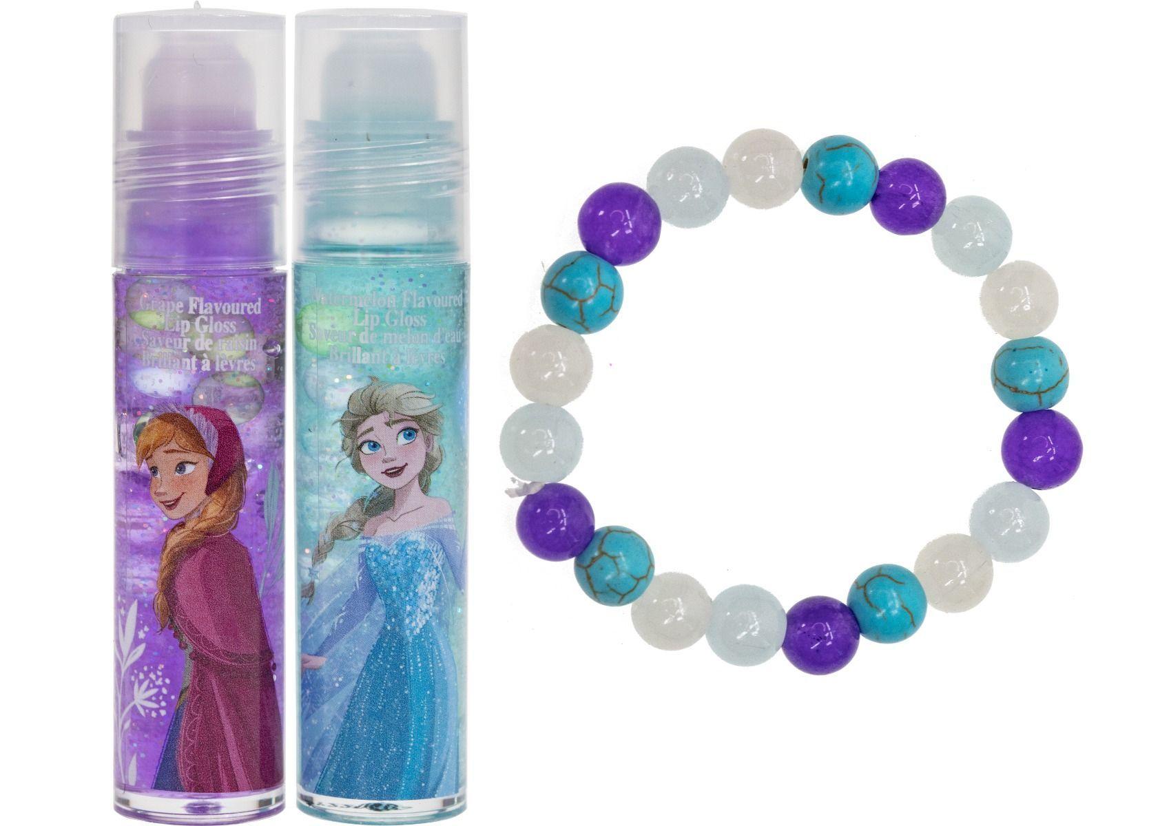 Disney Frozen Lip Gloss & Bracelet Set