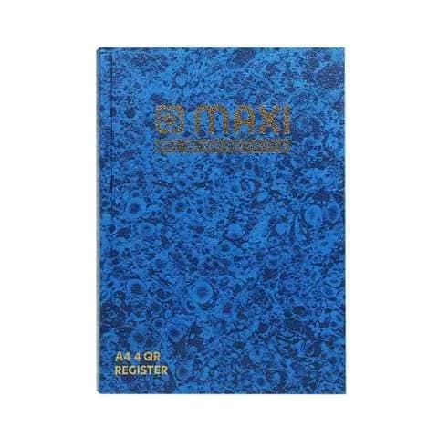 Maxi A4 Register Book 297Times210Mm 192 Sheets