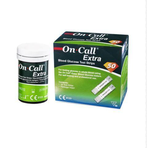 On Call Extra Ce Blood Glucose   2 * 25 Strips