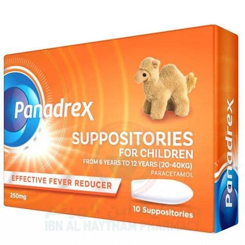 Panadrex Suppositories 250Mg 10 Supp