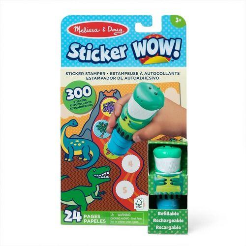 Melissa & Doug Sticker Wow! Sticker Stamper & Activity Pad - Dinosaur