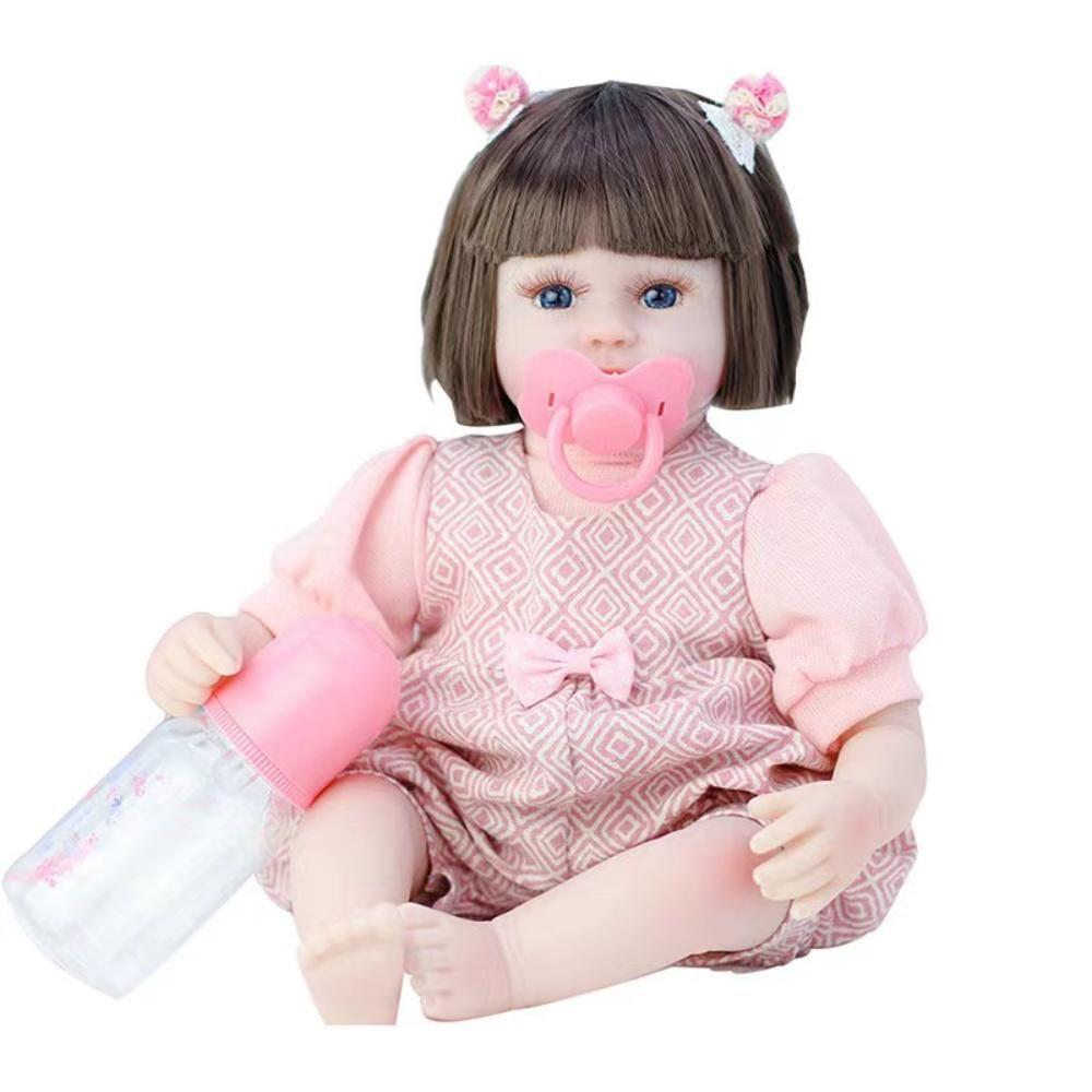 Pretend Play Doll with Baby Bottle